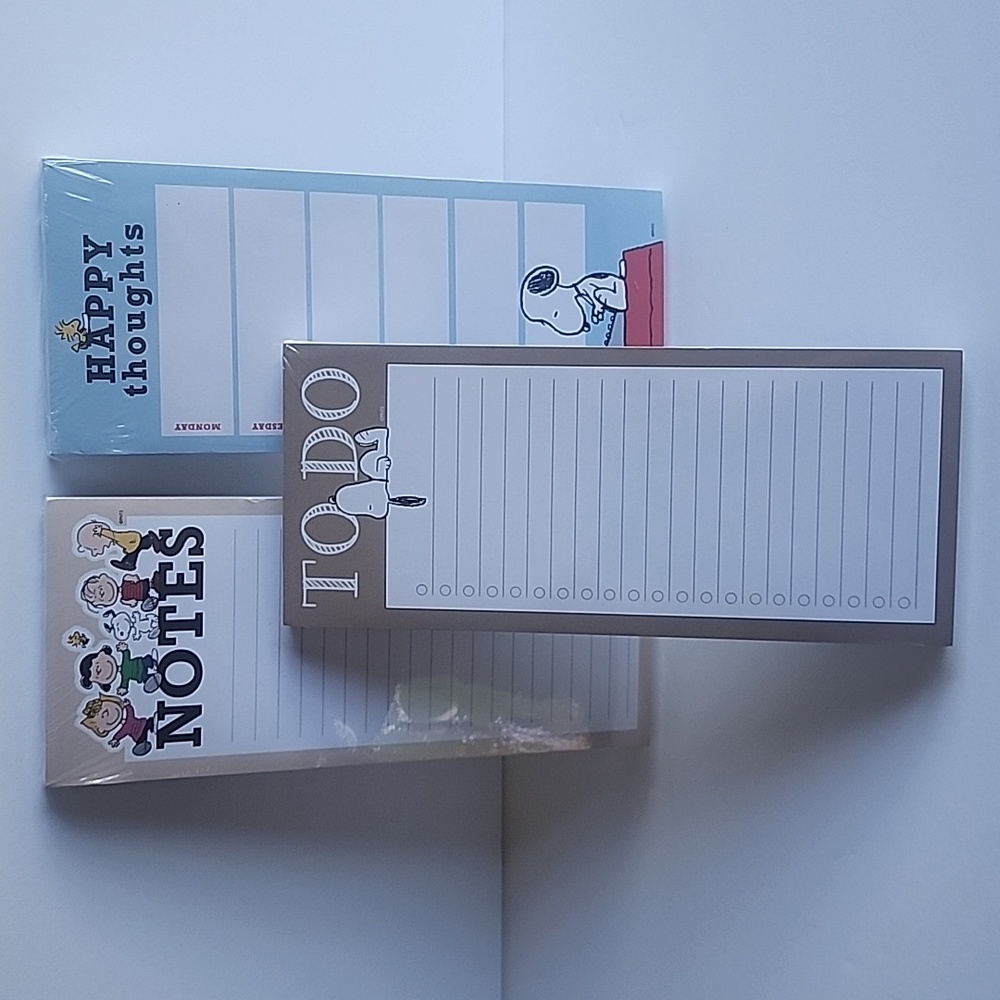 PEANUTS note pads
